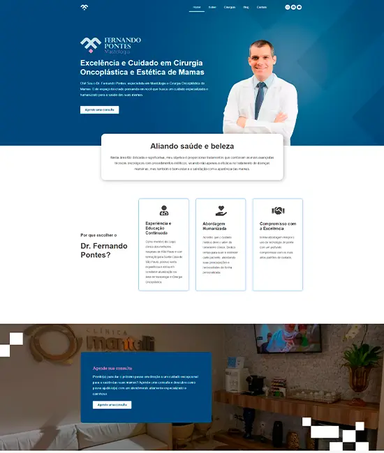 Site Dr. Fernando desenvolvido pela Vulpix Digital